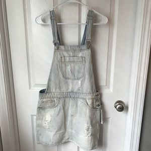 Forever 21 Light Blue Denim Jumper New